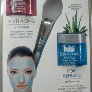 Anti-aging and Pore Refining 2 Face Masks gift set